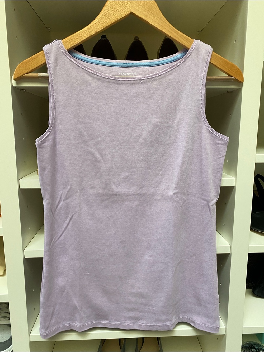 Talbots Lavender Sleeveless Cotton Tank - LIKE NEW! XS